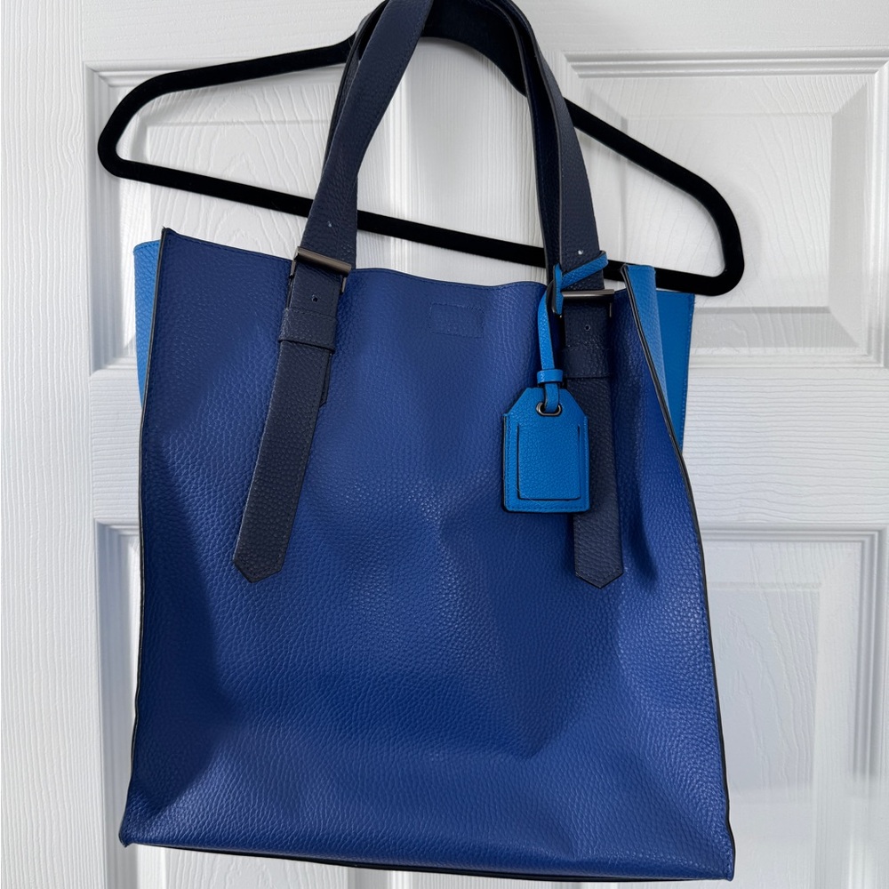 Reed Krakoff Navy and Cobalt Tote